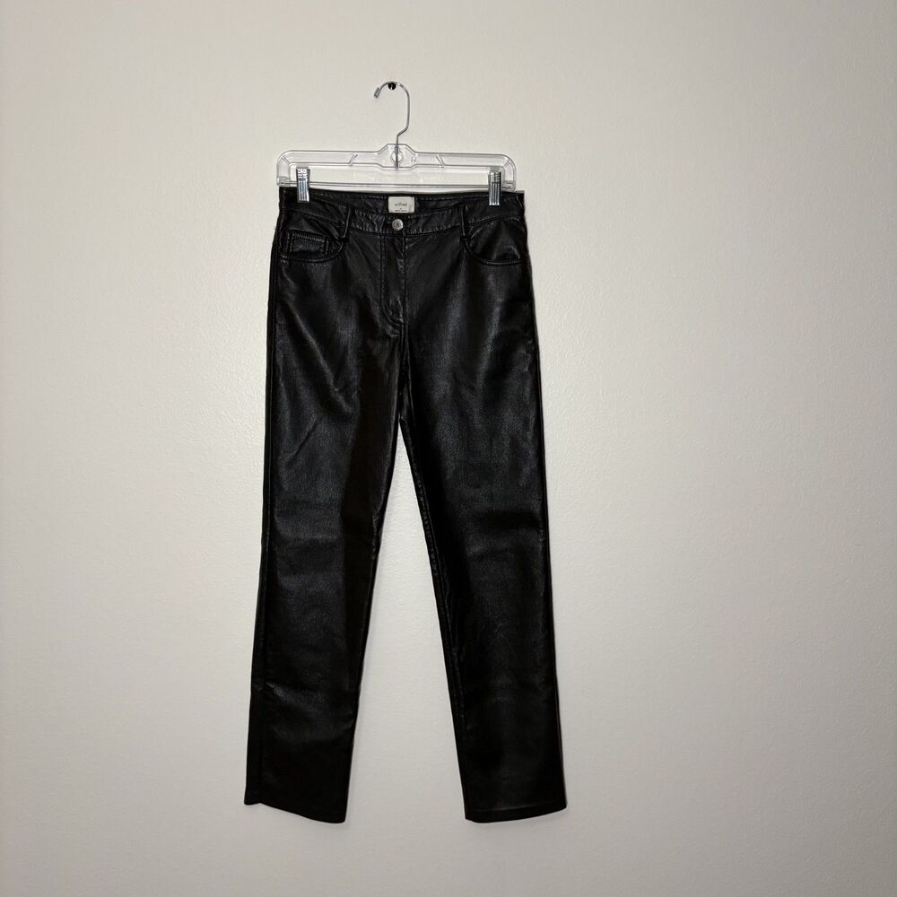 Wilfred Aritzia The Melina Vegan Faux Leather Pants 4